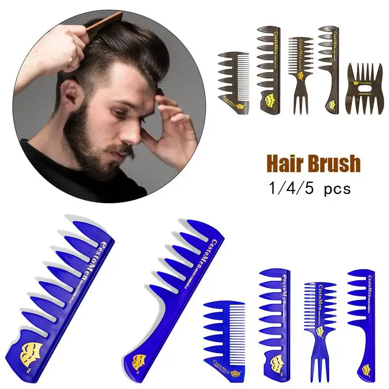 Purchase Price for  Men's Retro Style Large Wide Tooth Comb Care Hair Comb Styling Hair Brush PP Hair Styling Tool Make