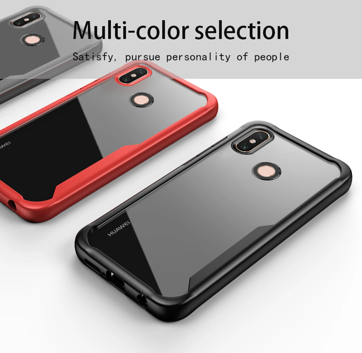 

For Huawei Nova 4 Case Soft TPU Clear Silicone Armor Protection Transparent Back Cover For Huawei Nova 4 Case Shockproof Shell