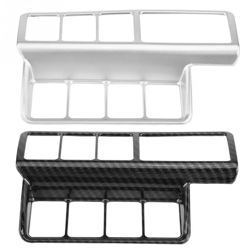 

Car Headlight Adjustment Switch Panel Decoration Cover Trim for Mitsubishi Eclipse Cross 2017-2018 Silver/Carbon Fiber