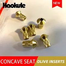 HAOKULE тормозные фитинги вогнутые сиденья оливковые вставки