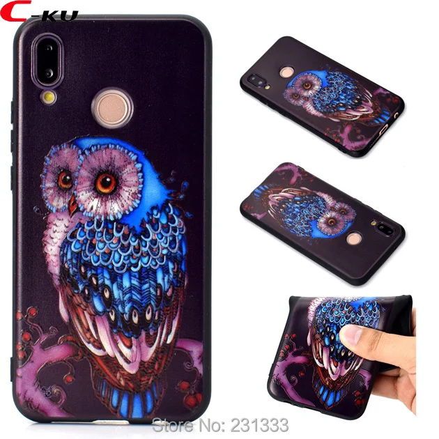Матовый из ТПУ мягкий чехол с рисунком для Huawei P20 Y5 2018 Y6 MATE 20 10 P8 LITE 2017 P10 Honor 6X 6C 7X 9