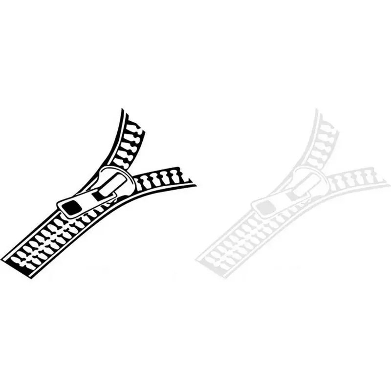 

Car Stickers Innovative Trendy Zipper Music Rear Motorcycle Modifying Waterproof Personality Creativity Decal Auto Accessories
