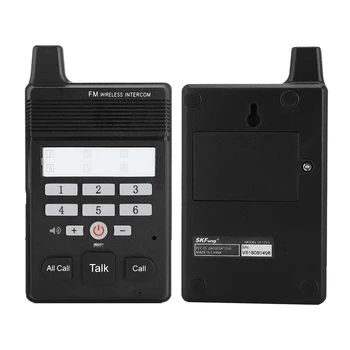 

Wireless Intercom for Office Home Hospital Walkie Talkie Intercom Two Way Radio 6 Channel Portable Radio Mini Car Intercom