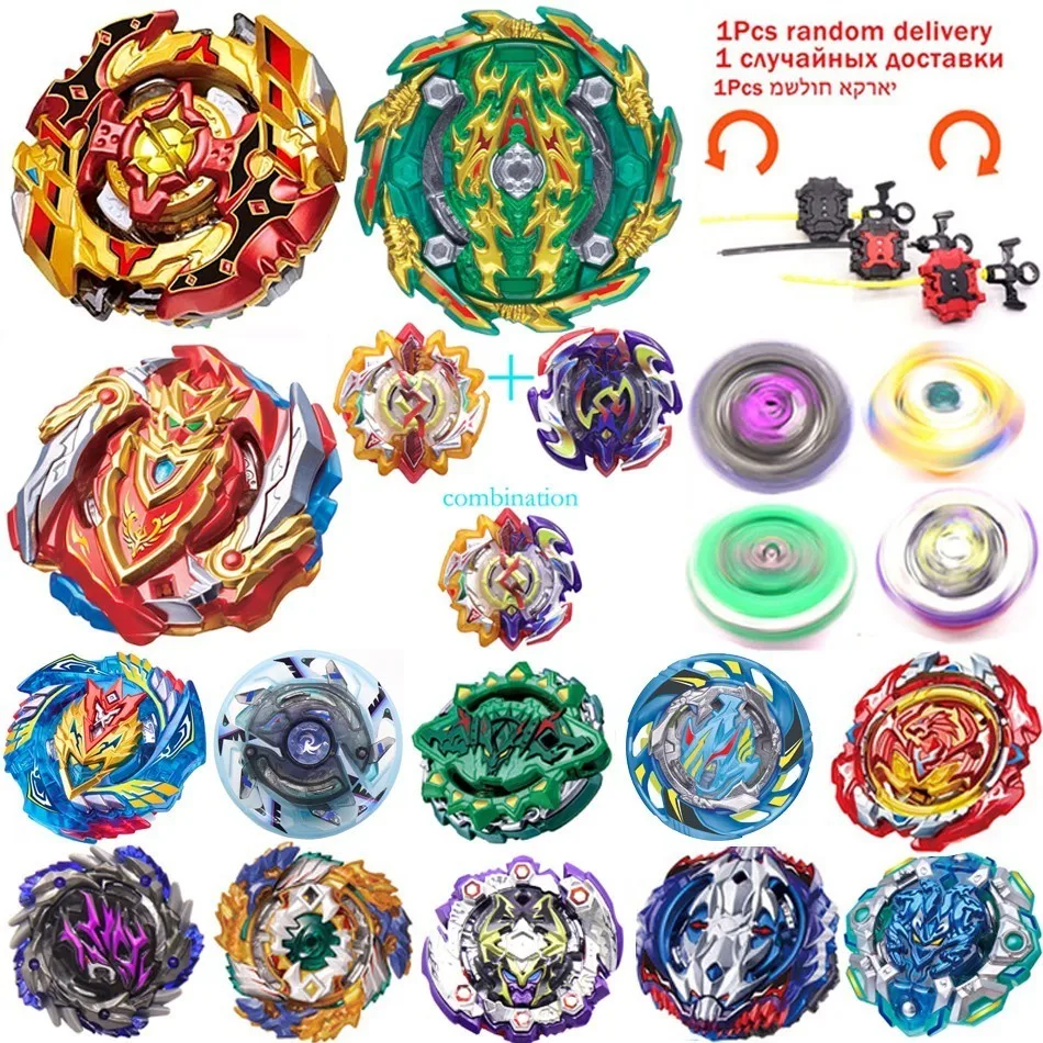 

The Battle of Rotating Gyroscopes Toys B135 B133 B130 B131 Toupie Combat gyroscope Metal Fusion God Spinning Top Children's Toys
