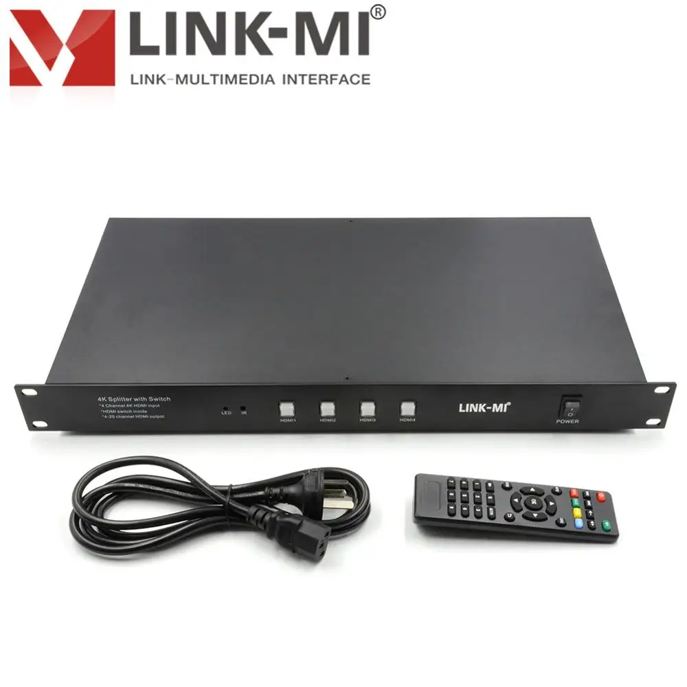 Φ модульный сплиттер с 4 входами HDMI 16 выходами 4K и переключателем | Электроника