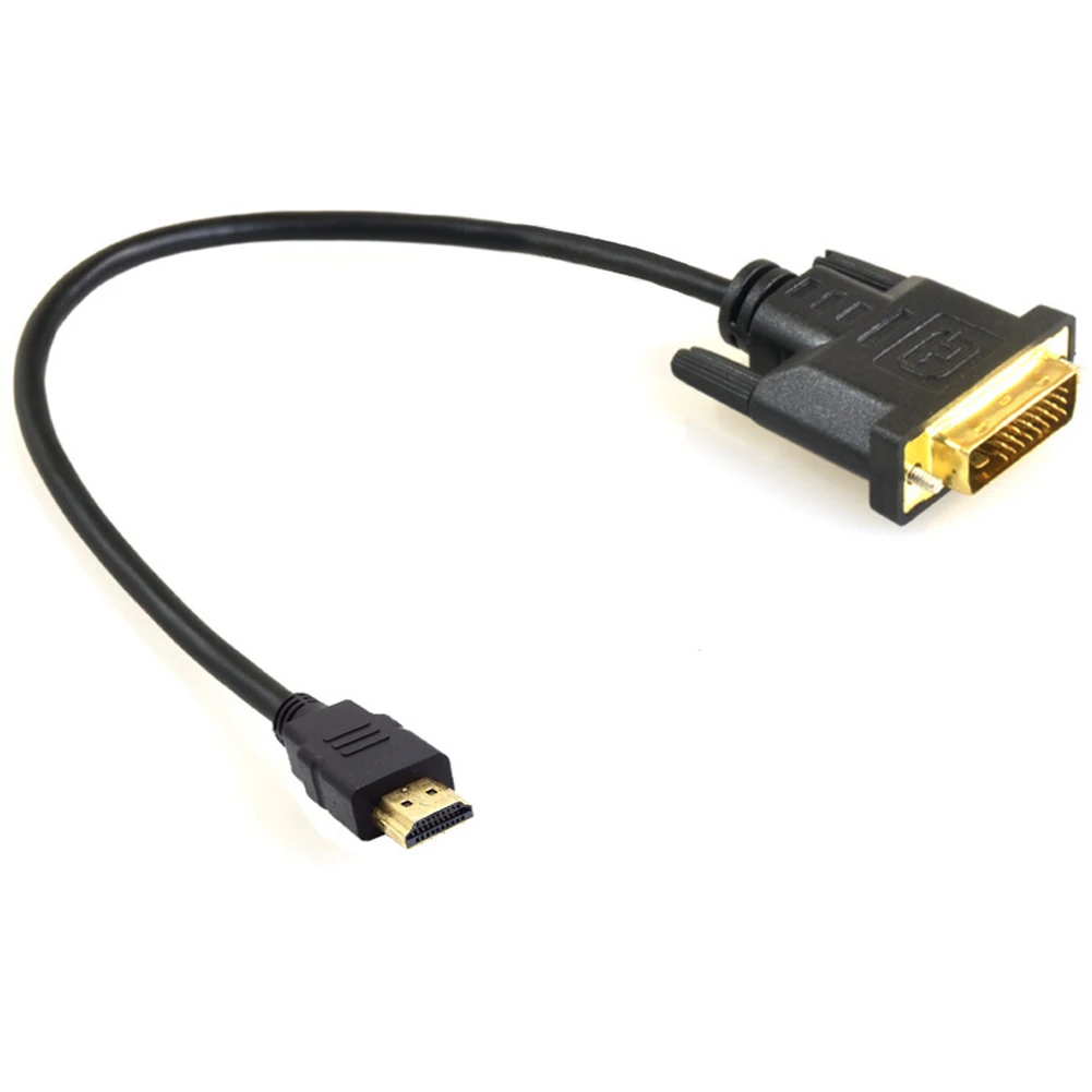 HDMI to DVI D Video Cable Adapter HDMI Male to DVI Male HDMI to DVI