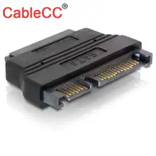 Cablecc SA-006 HDD SSD 1," Micro SATA 16pin(7+ 9pin) Женский до 2,5" SATA 22pin(15+ 7pin) Мужской конвертер адаптер
