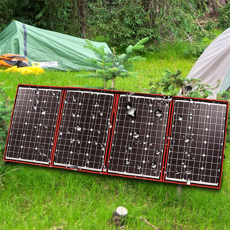 Dokio 18V  200W Solar Panel Flexible Foldble Portable Solar Panel Set 20A Controller Solar Cell Kit For Boats/Out-door Camping