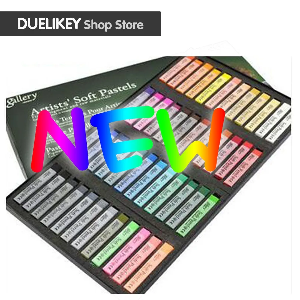 

DUEARTS Good Shop 48 color art Soft crayon drawing set soft crayon hair pen color crayon art school supplies