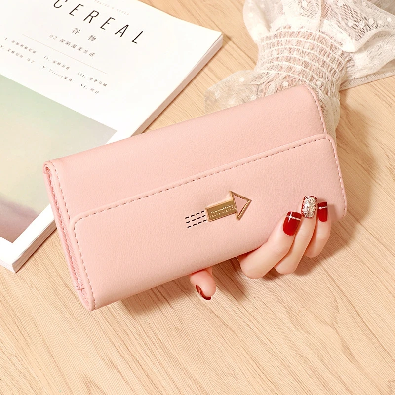 

Wallet Female Long Section Small Fresh Student Wallet Large Capacity Multi-Card Holder Wallet Women Clutches
