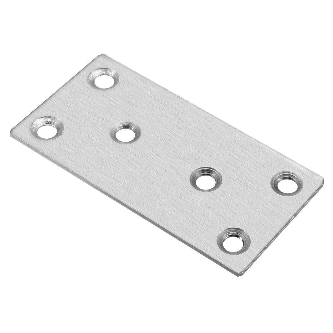 

Flat Stainless Steel Repair Mending Fixing Plate Brackets,100mmx50mm,8pcs