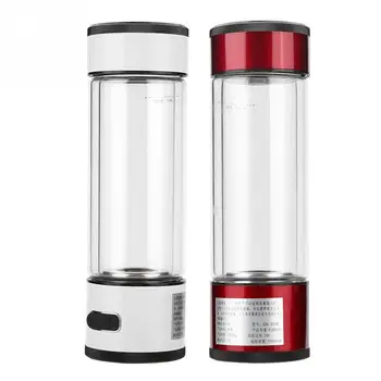 

Hydrogen Water Generator Alkaline Maker Rechargeable Portable Water Ionizer Bottle Super Antioxidan Hydrogen-Rich Water Cup 2Pcs