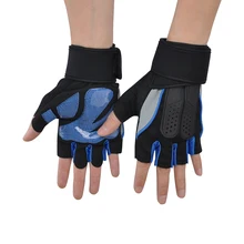 Men Women Half Finger Fitness Gloves Weight Lifting Gel Gloves Protect Wrist Gym Training Fingerless Sport Gloves P30