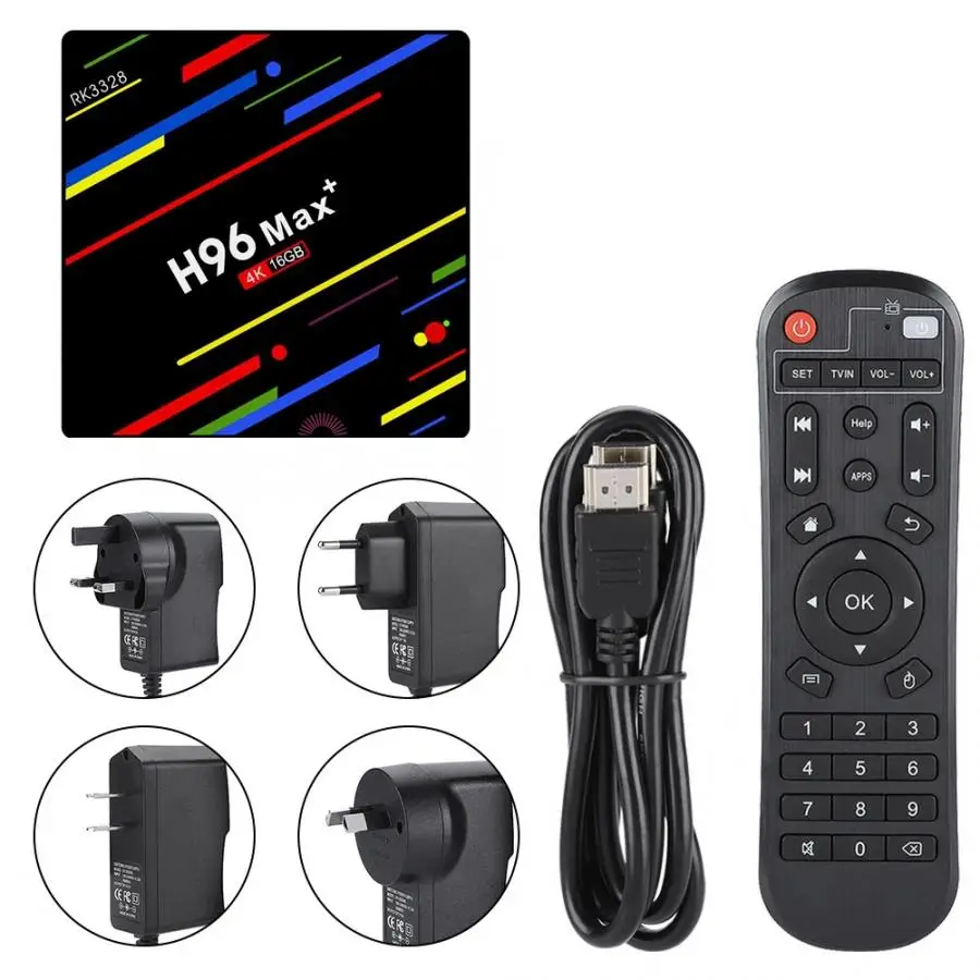 

2.4GHz/5GHz 4K 2K Dual-band TV Set Top Box 2G+16G Memory Smart TV Media Player for Android 9.0