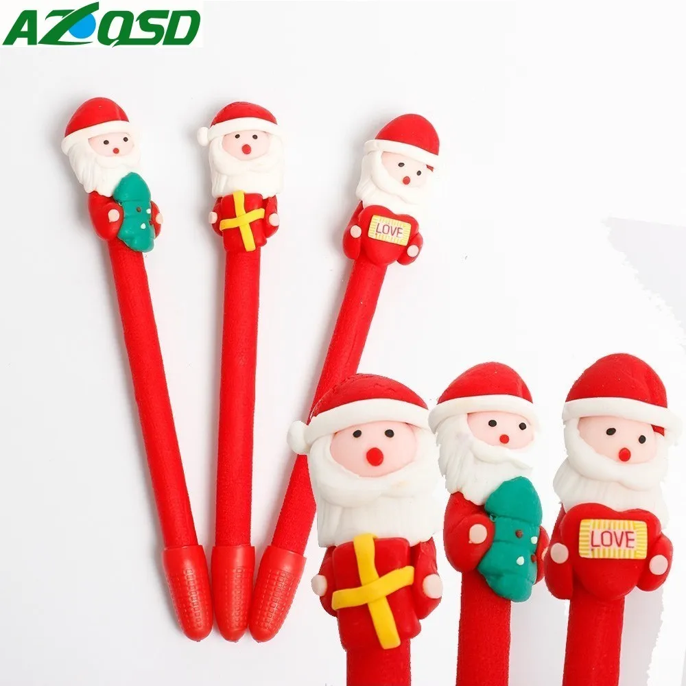 

AZQSD Diamond Painting Pen Santa Claus Accessories Diamond Embroidery Tool Cartoon Square/Round Drill Point Pencil Christmas