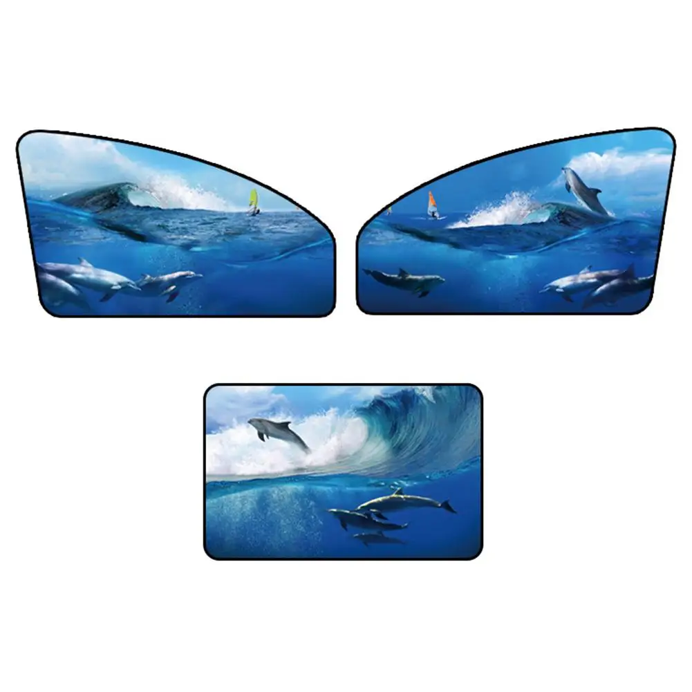 

Car Magnetic Sunshade Curtain Sunscreen Insulation Sun Visor Side Window Sun Protection Strong Magnetic Adsorption Car Supplies