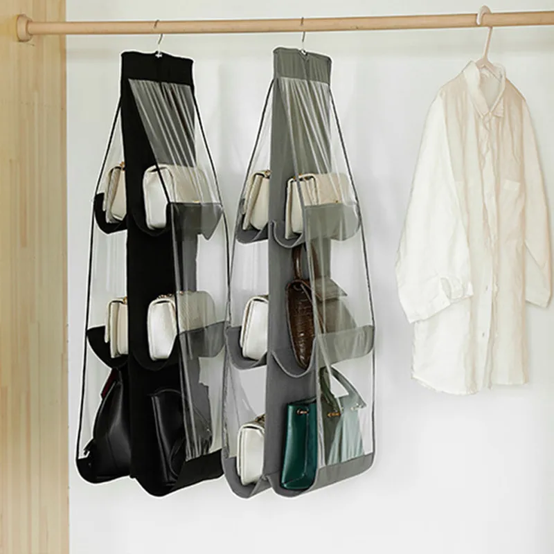 ZOLLOR شنقا يد المنظم ل خزانة خزانة شفافة حقيبة التخزين الباب الجدار واضح النثرية حقيبة أحذية مع شماعات الحقيبة ZOLLOR شنقا يد المنظم ل خزانة خزانة شفافة حقيبة التخزين الباب الجدار واضح النثرية حقيبة أحذية مع شماعات الحقيبة