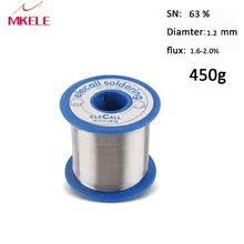 Паяльная проволока 63/37 Олово 1,2 мм 450 г чистая канифоль ядро свинца рулон флюс катушка расплава пайки