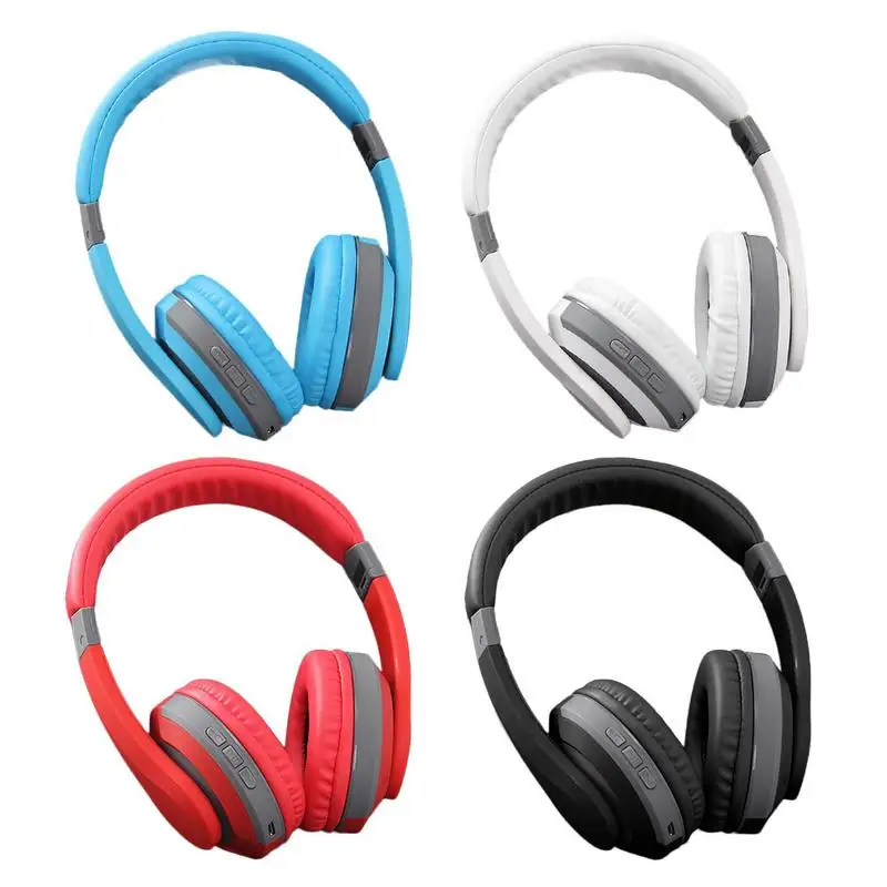 

Noise Cancelling Earphone Bluetooth Headphones Microphone Hi-Fi Deep Bass Wireless Headset Over Ear Travel Work Computer Phone