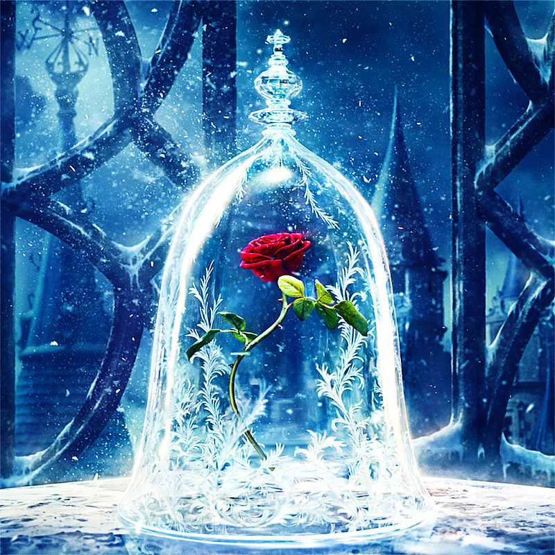 

Full Square Diamond 5D DIY Diamond Painting "Red Rose Flower" Embroidery Cross Stitch Rhinestone Mosaic Painting Home Decor