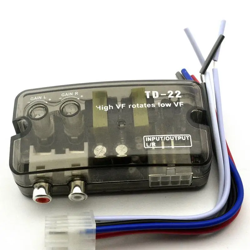 

Auto Car Audio Converter Stereo 12V Converter Adapter High to Low Frequency Line Speaker Level Car accessories