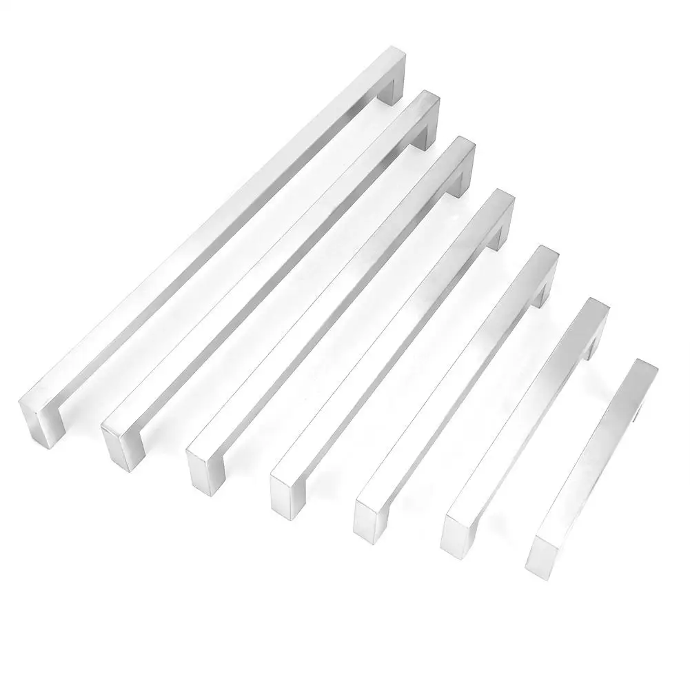 

12mm 304 Stainless Steel White Cabinet Handle Simple Style Furniture Door Accessory Stainless steel