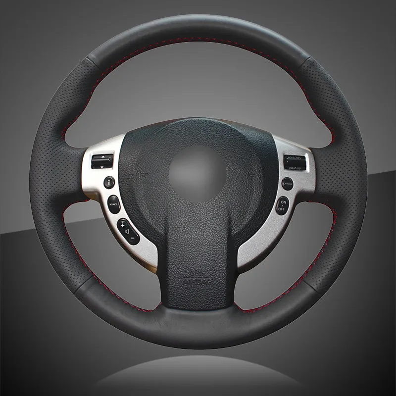 Artificial Leather Car Braid On The Steering Wheel Cover for Nissan