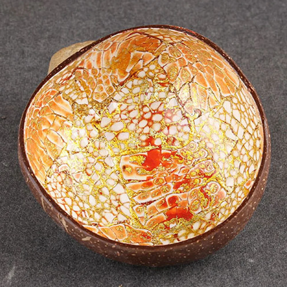 

1pcs Candy Storage Non-toxic Fruit Decoration Bowl Dish Natural Coconut Shell Eco-friendly