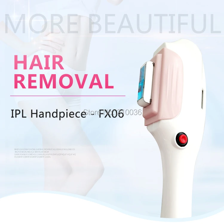 

real top crystal IPL handle/ handpiece with more than 200,000 shots for beauty salon