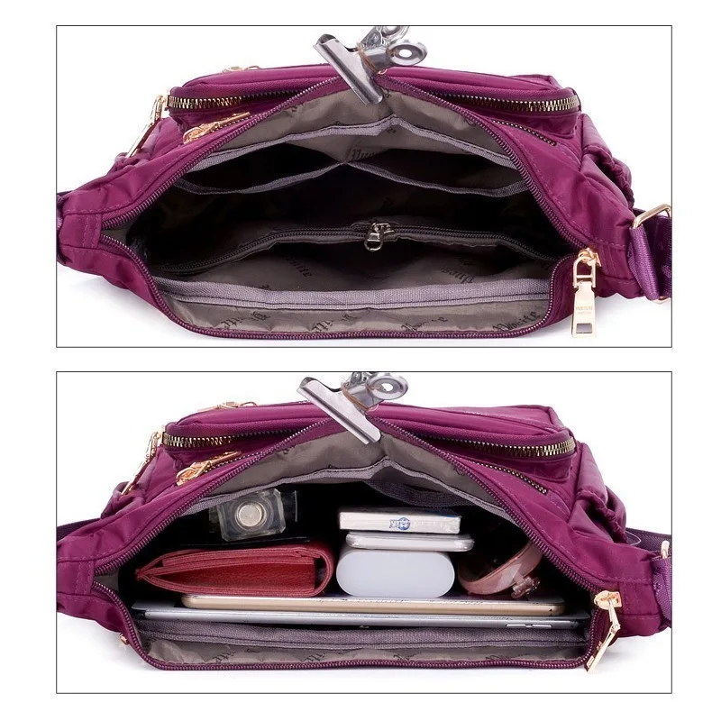 Herald Модные Качественные Нейлоновые женские сумки-мессенджеры, маленькая дамская сумка на плечо, женские сумки через плечо, Повседневная сумка с клапаном, кошелек Bolsa
