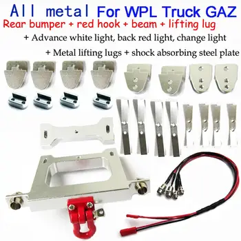 

Metal Chassis Accessories DIY Model Toy Upgraded Kit for 4-wheel/6-wheel Truck WPL B-36 B-14 B-24 B-16 RC Climbing Vehicle