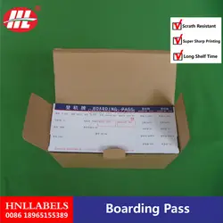 Посадочный талон/термопосадочная бумага/билет ATB-Fan-fold посадочный талон