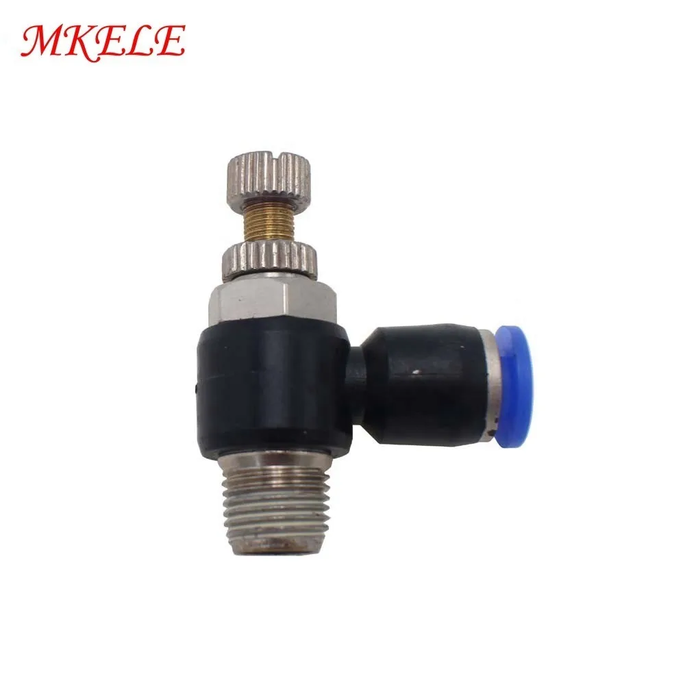 

Pneumatic Joints Fast Connection Air Speed Regulating SL4 Series Plastic Copper 1 Pcs Free Shipping