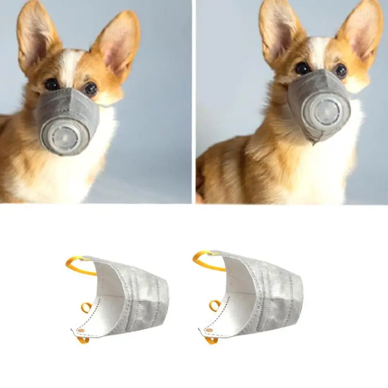 Dog Mask Pet Dog Anti fog Mask Protective Mouth Cover Anti Dust Gas