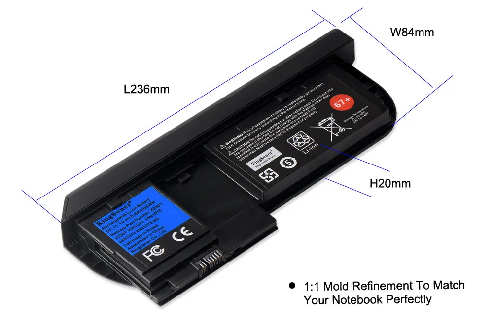 6 ячеечный аккумулятор KingSener для ноутбука Lenovo ThinkPad X230T X230 Tablet 0A36317 45N1079 45N1077 45N1074 45N1075