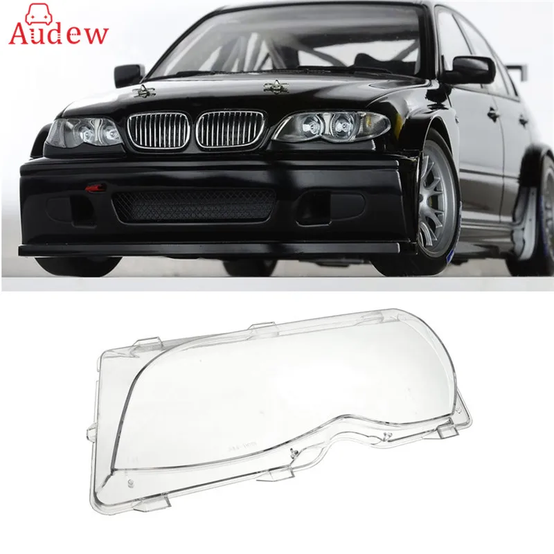 

Clear Right/Left Car Housing Headlight Lens Shell Cover Lamp Assembly For BMW E46 2001-2005 4DR 3-Series/Touring/Wagon/Facelift