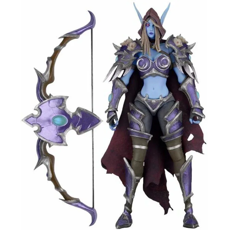 Король личей Sylvanas Windrunner тьма рейнджер леди ПВХ фигурка экшн кукла