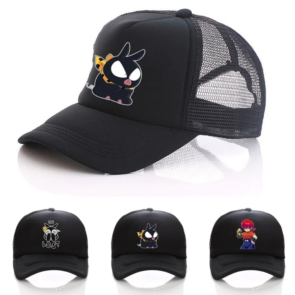 

Anime Ranma 1/2 hat Women Men Boys Girls Hat Baseball Mesh Cap Cosplay adjusted baseball hat