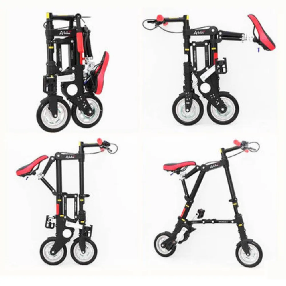 Perfect New Xfront Abike Unisex 8 Inch Wheel Mini Ultra Light Folding Bike Subway Transit Vehicles Road Bicycle Outdoor Sports Bicicleta 3