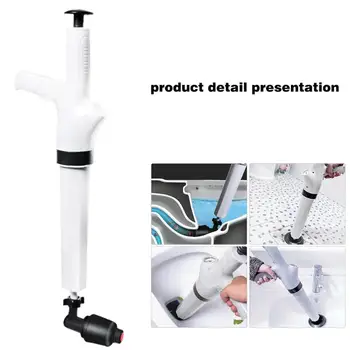 

Drop Shipping High Pressure Air Drain Blaster Sink Pipe Clog Dredge Clogged Remover Toilet Plunger Bathroom Kitchen Cleaner Kit
