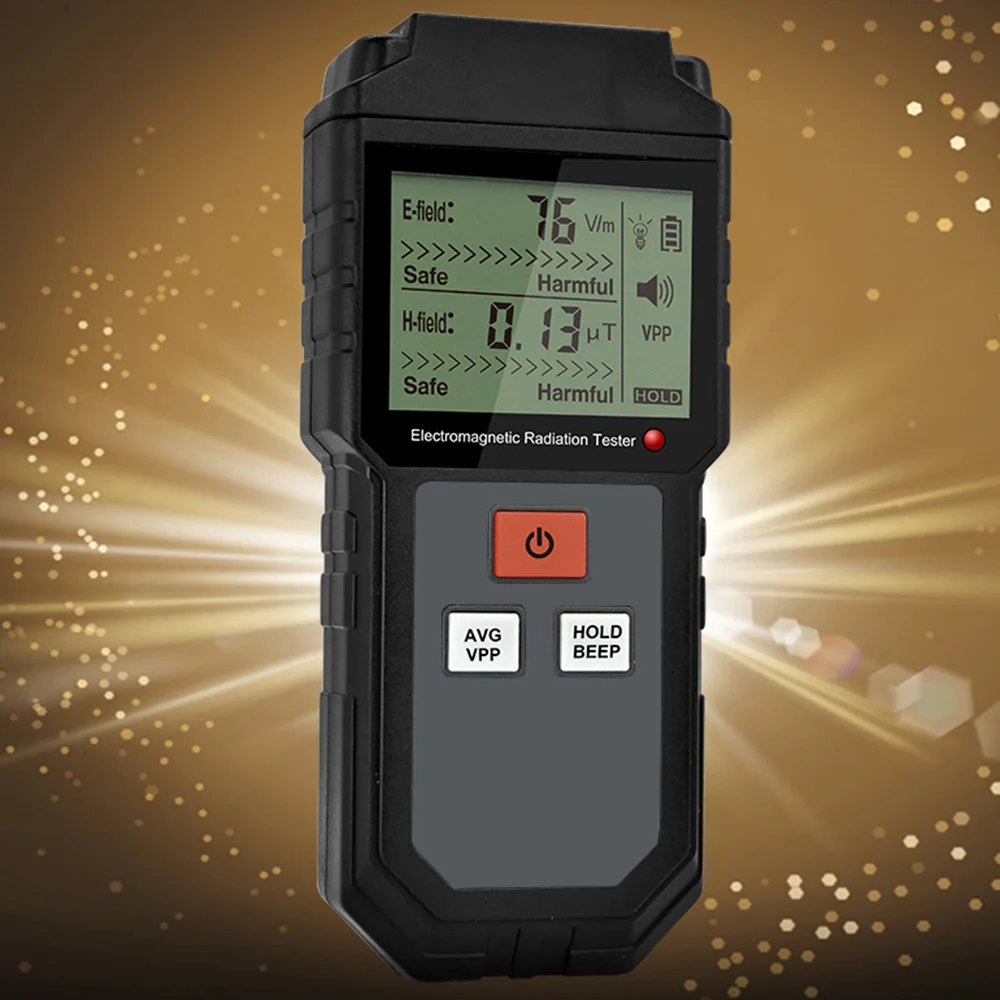 Детектор электромагнитного излучения защита поля EMF тестер цифровой батареи