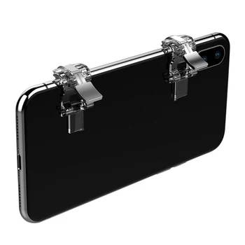 

1 Pair PUBG Mobile Phone Gaming Trigger Button L1 R1 Controller Metal Mobile Game Shooter Controller Game Accessories