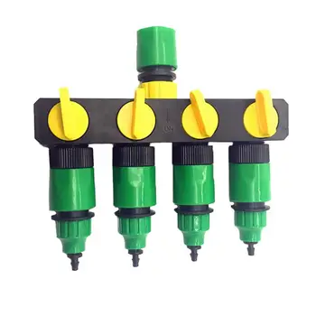

Gardening And Gardening Household Pipes Commonly Used Plastic Four-way Valve Water Separation Controller Shunt Watering Joint