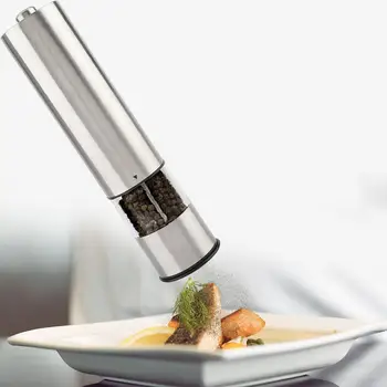 

Manual Pepper Mill Salt Pepper Mill Grinder Electric Kitchen Mill Muller Home Kitchen Tool Spice Sauce Grinder Pepper Mill