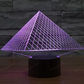 

Acrylic visual three - dimensional lights 3d lights dimensional light Foreign trade gradient colorful night light