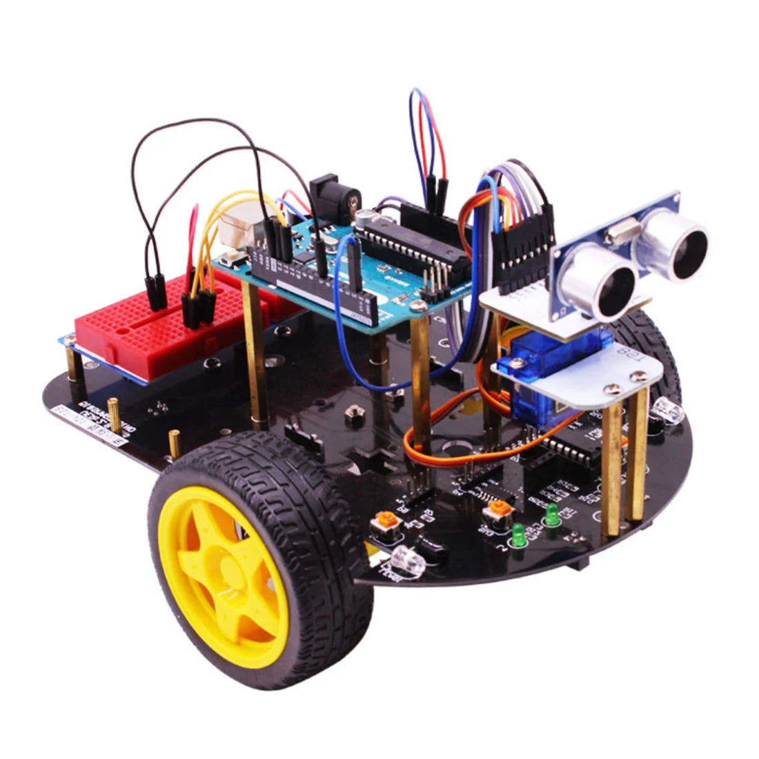 2-in-1 Project Super Starter Kit Smart Robot Car with Tutorial Programme Stem Toys for Arduino (Including R3 Mainboard)