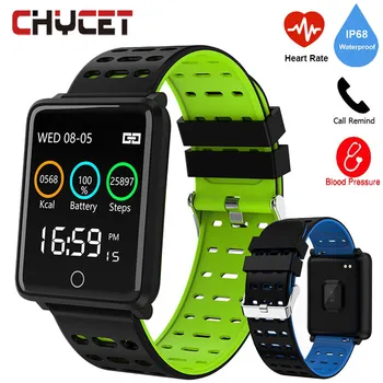 

Smart Wristband Sports Heart Rate Monitor Fitness Bracelet Measurement of Pressure Blood Watch Waterproof IP68 Activity Tracker