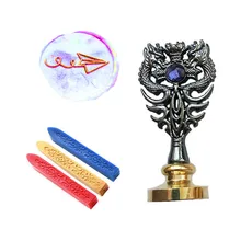 Фирменная индивидуальная восковая печать комплект печатей полёт бумажный самолет металлический Дракон ручка подарок винтажный пакет свадебные приглашения штамп