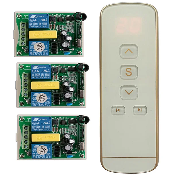 Трубчатый мотор двери гаража/проекционный экран/жалюзи AC 220 V RF беспроводной