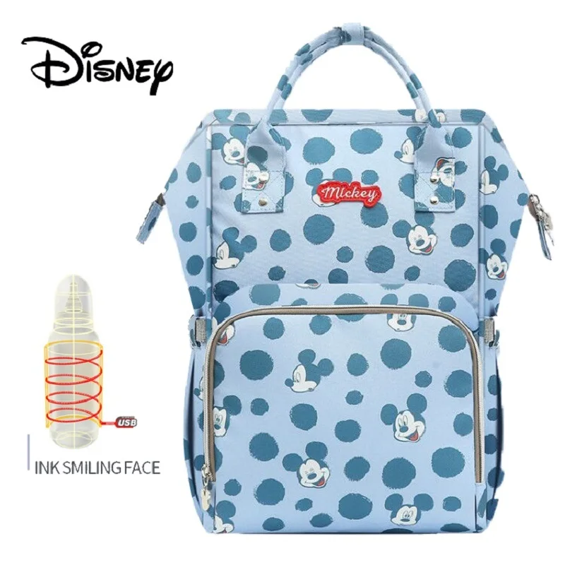 Disney Mickey Bottle изоляционные сумки для кормления USB Оксфорд ткань подгузник коляска